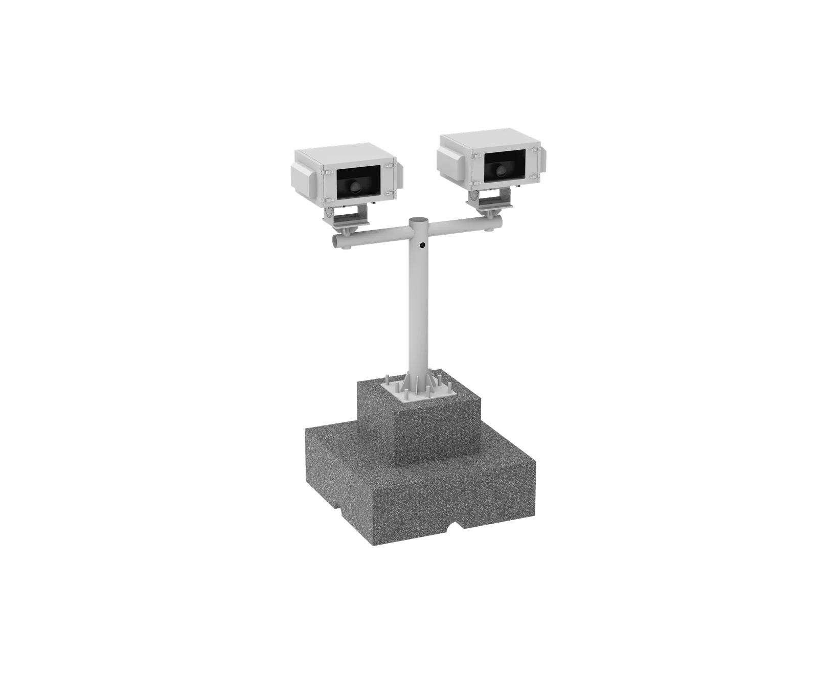 Air-Cooled Pole Mount Projector Enclosure
