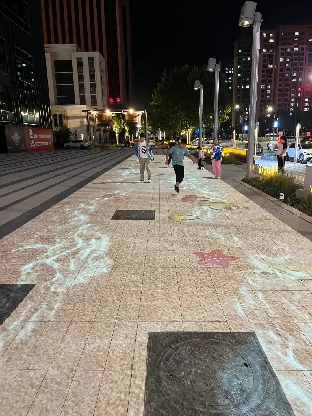 Commercial Plaza Projection