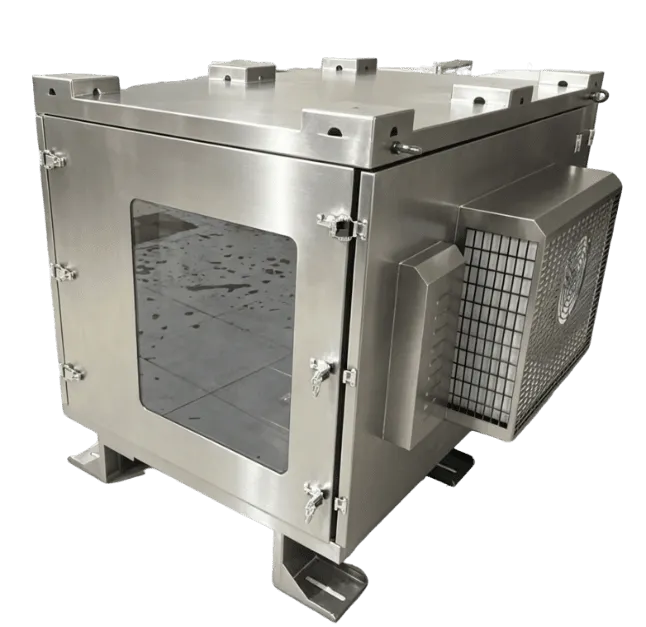 Outdoor projector box structure