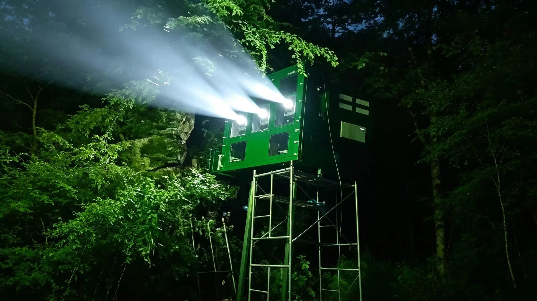 Six-Projector Climate-Controlled